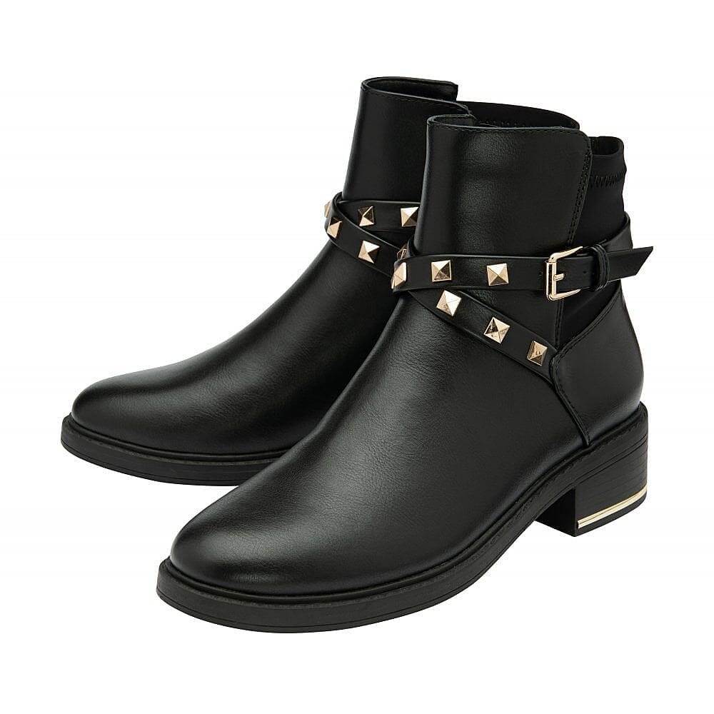 Lotus Ladies ALICIA Zip-up Ankle Boots (Size 6) - Black