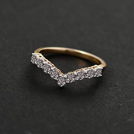 Luxuriant Diamond - 9K Yellow Gold SGL Certified Lab Grown Diamond (VS-EF) Ring