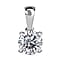 Luxuriant Diamond 1 Ct. Lab Grown Diamond Solitaire Pendant in 9K White Gold, SGL Certified