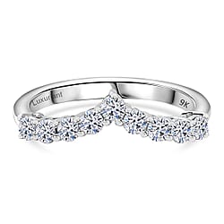 LUXURIANT 0.50 Ct. Lab Grown Diamond Wishbone Ring SGL Certified (VS-E/F)