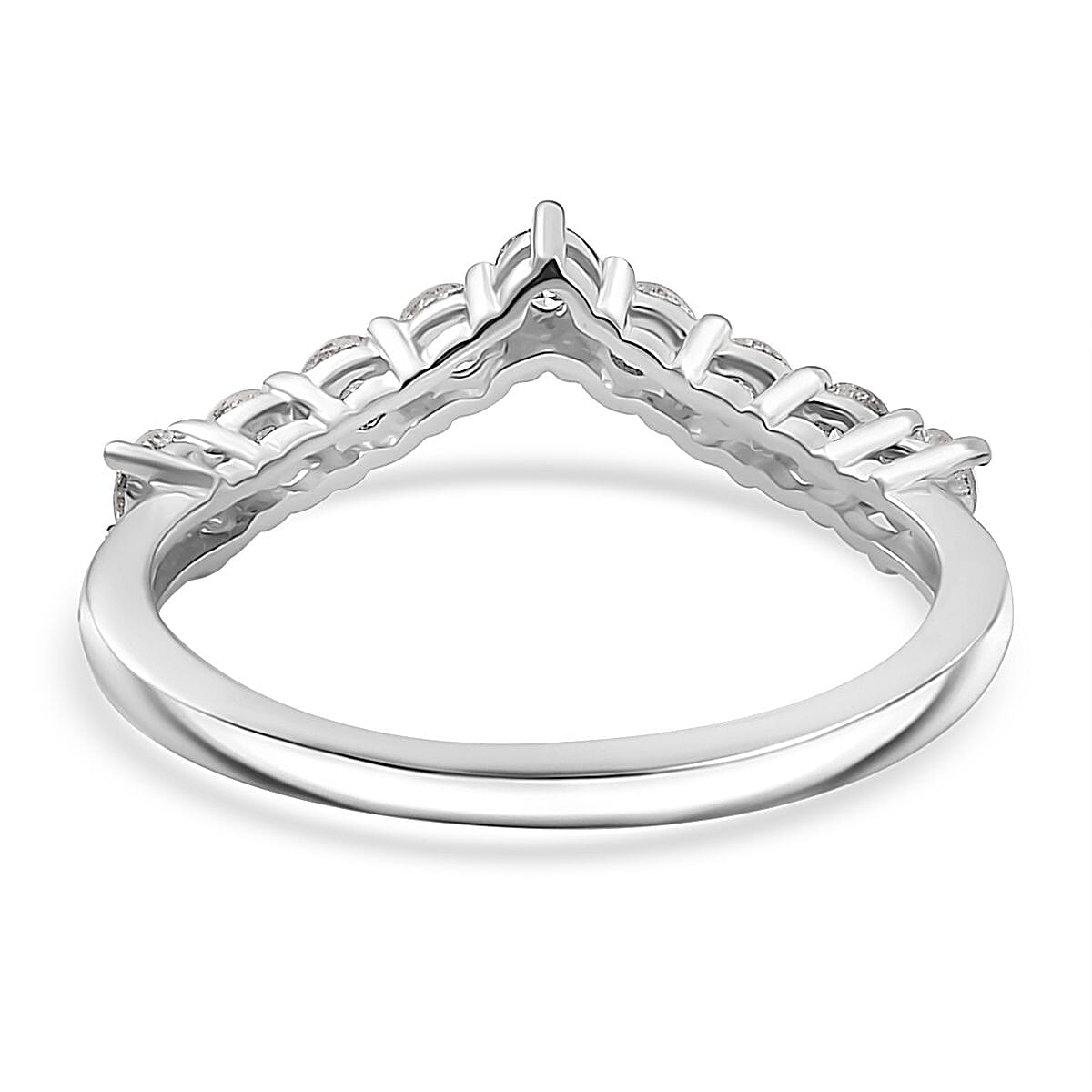 Luxuriant Diamond - 9K Gold Lab Grown Diamond (VS-EF) Wishbone Ring