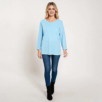 https://tjcuk.sirv.com/Products/79/4/7948847/La-Marey-100-Cotton-Casual-3-4-Sleeve-Top-Size-12-Blue_7948847.jpg?w=342&h=342
