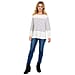 La Marey Pure Cotton Striped Pattern Long Sleeve Top