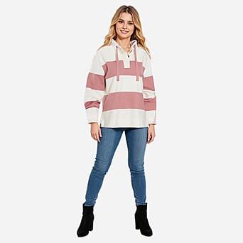 https://tjcuk.sirv.com/Products/79/4/7948957/La-Marey-French-Terry-Cotton-Blend-Thick-Stripe-Sweatshirt-Size-18-Ros_7948957.jpg?w=342&h=342