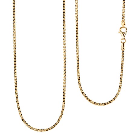 Hatton Garden Closeout - 22K Yellow Gold (91.6%Purity) Spiga Necklace (Size - 20) with Lobster Clasp, Gold Wt. 3.70 Gms