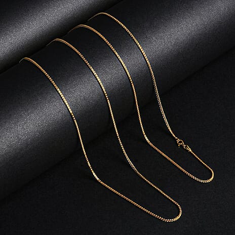 Hatton Garden Closeout - 22K Yellow Gold (91.6%Purity) Spiga Necklace (Size - 20) with Lobster Clasp, Gold Wt. 3.70 Gms