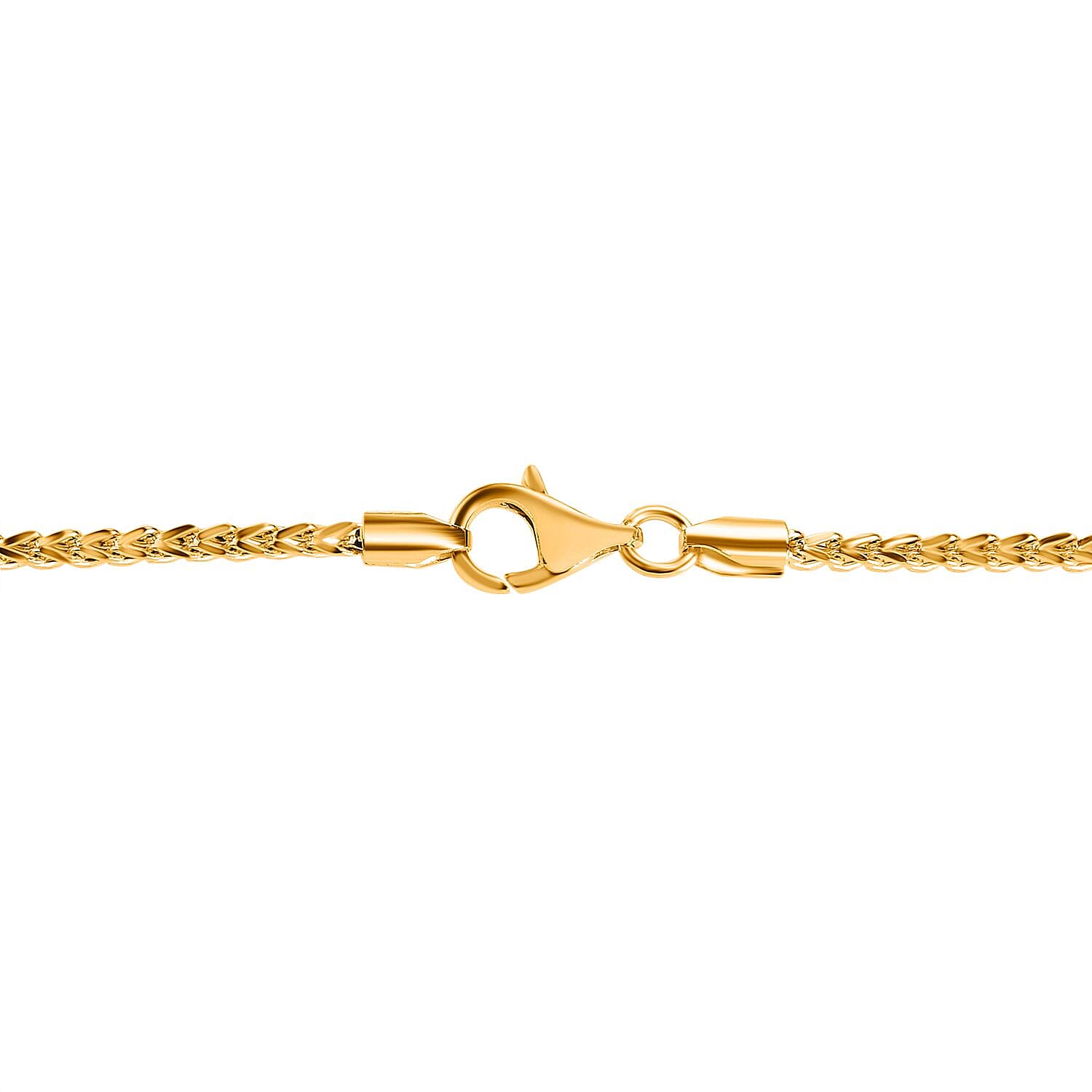 NY Closeout - 22K Yellow Gold (91.6%Purity) Spiga Necklace (Size - 20) with Lobster Clasp, Gold Wt. 3.70 Gms
