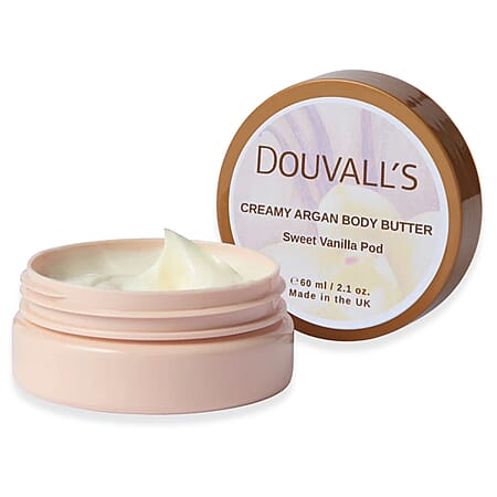 Douvalls Creamy Argan Body Butter (60g) - Vanilla