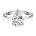 LUXURIANT Diamond - 950 Platinum SGL Certified (VS/G-H) Lab Grown Round Diamond Solitaire Ring 2.01 Ct.