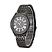 STRADA PC21S Japanese Movement Water Resistant White Sunshine Hydraulic Dial Watch with Gold Color Stainless Steel Strap