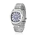 STRADA PC21S Japanese Movement Water Resistant White Sunshine Hydraulic Dial Watch with Gold Color Stainless Steel Strap