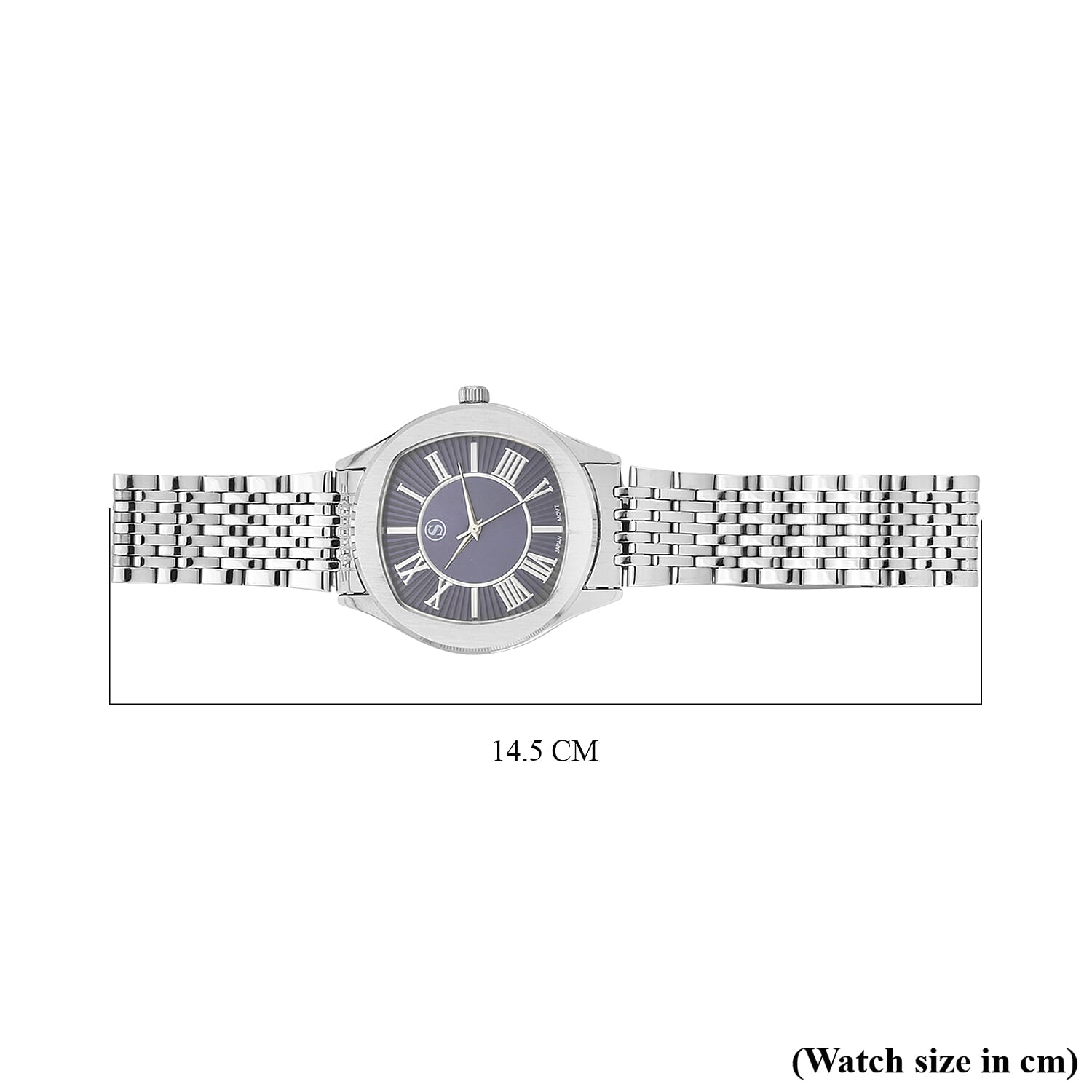 STRADA PC21S Japanese Movement Water Resistant Blue Sunshine Hydraulic Dial Watch with Stainless Steel Strap STRADA PC21S Japanese Movement Water Resistant Blue Sunshine Hydraulic Dial Watch with Stainless Steel Strap