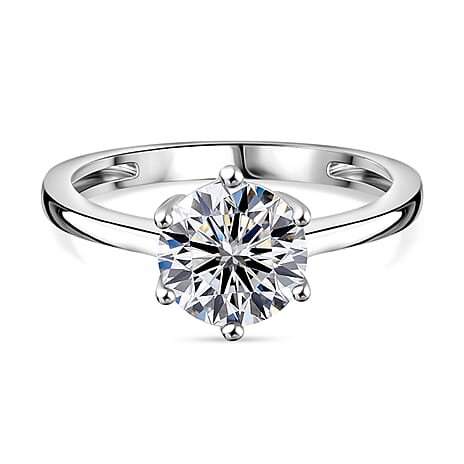 Luxuriant Diamond 950 Platinum VS SGL Certified Lab Grown Diamond GH, VS Ring 2Ct.