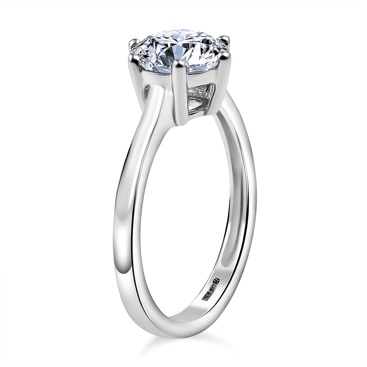 Luxuriant Diamond 950 Platinum VS SGL Certified Lab Grown Diamond GH, VS Ring 2Ct.