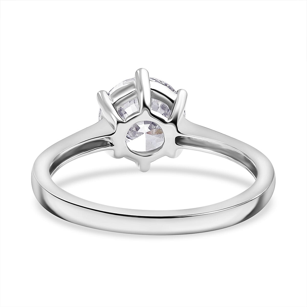 Luxuriant Diamond 950 Platinum VS SGL Certified Lab Grown Diamond GH, VS Ring 2Ct.