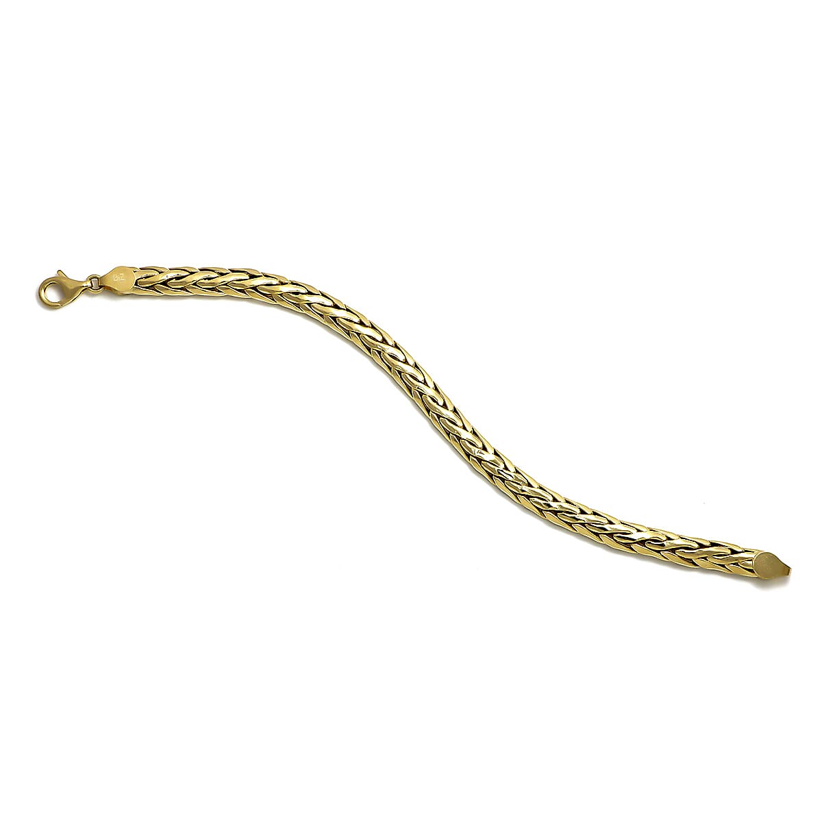 Maestro Collection -  9K Yellow Gold Spiga Bracelet (Size - 7.5) With Lobster Clasp 5.50 Gms.
