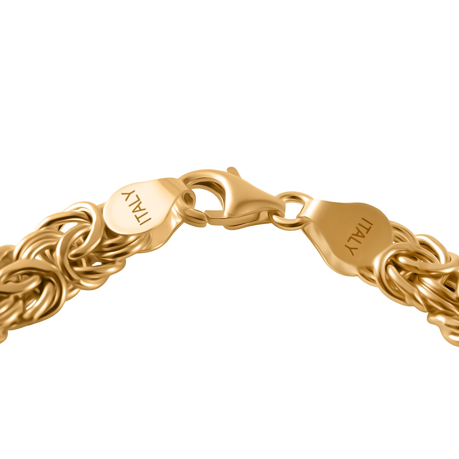 Maestro Collection - 9K Yellow Gold Handmade Byzantine Bracelet (Size - 7.5), Gold Wt. 7.50 Gms.