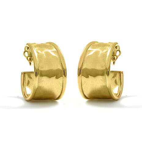 Maestro Collection - 9K Yellow Gold Earring With Push Back