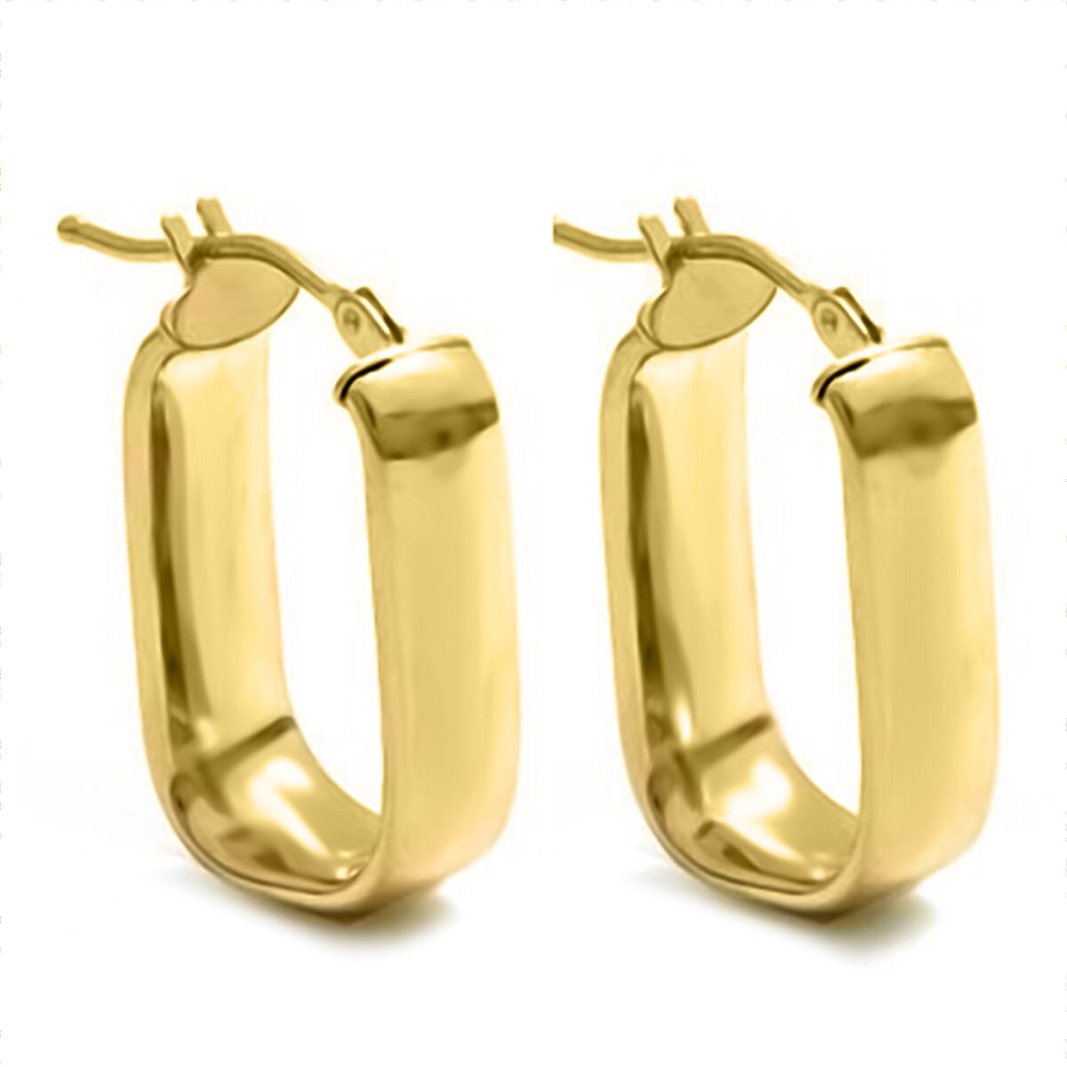 Maestro Collection 9K Yellow Gold Earring With Clasp