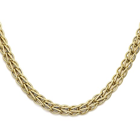 Maestro Collection - 9K Yellow Gold Spiga Chain With Lobster Clasp(Size - 20)