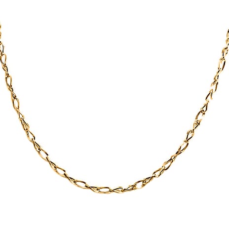 Maestro Collection - 9K Yellow Gold Necklace With Lobster Clasp (Size - 20)
