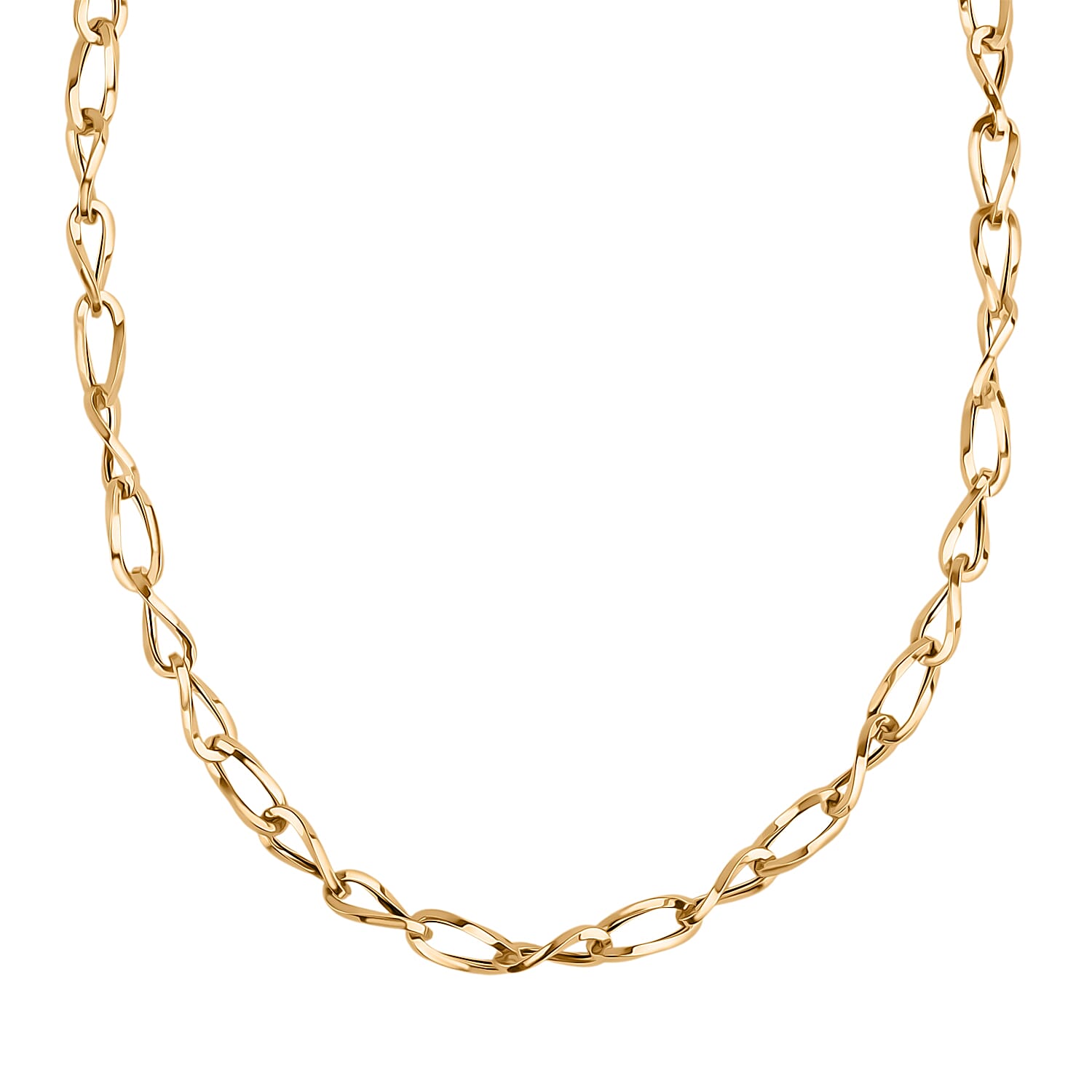 Maestro Collection - 9K Yellow Gold Necklace With Lobster Clasp (Size - 20)