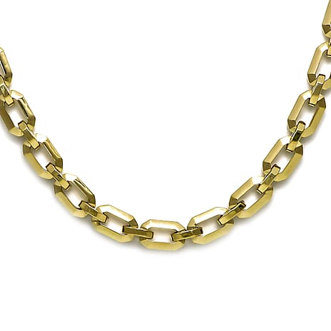 Maestro Collection - 9K Yellow Gold Octagon Necklace (Size - 20) with Lobster Clasp, Gold Wt. 13.00 Gms.