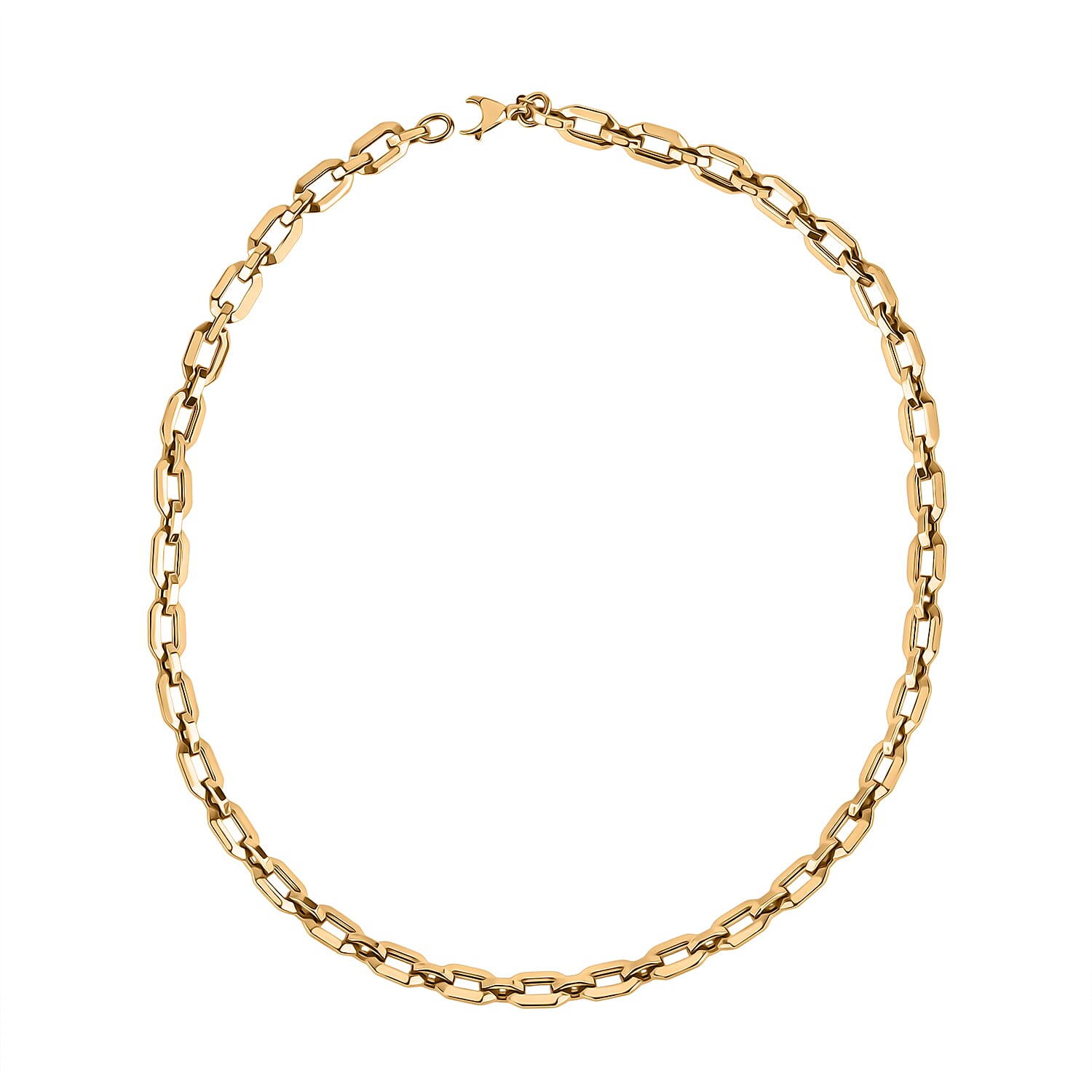 Maestro Collection - 9K Yellow Gold Octagon Necklace (Size - 20) with Lobster Clasp, Gold Wt. 13.00 Gms.