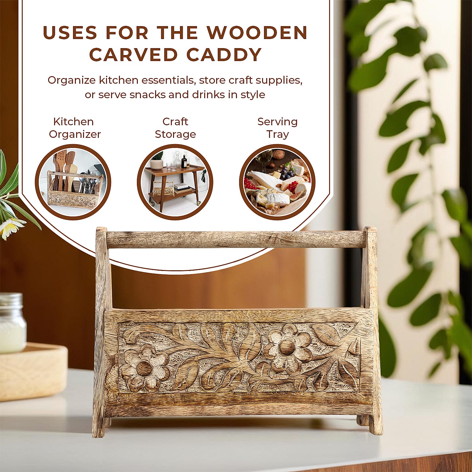 Tray One Size- Natural Brown & Natural Brown Tray One Size- Natural Brown & Natural Brown