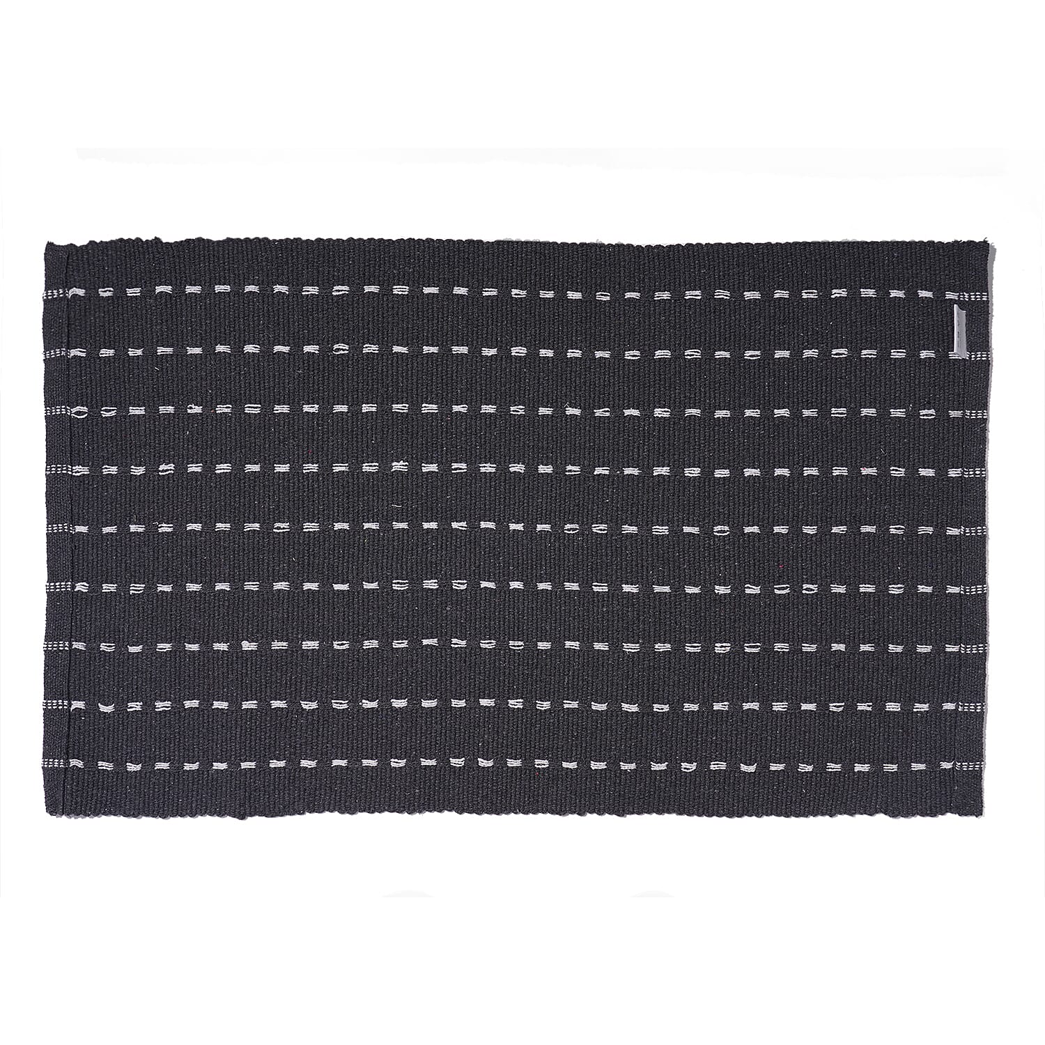 Set of 2 - Cotton Rugs- Door Mat (Size 50x80cm) - Grey