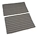 Set of 2 - Cotton Rugs- Door Mat (Size 50x80cm) - Grey