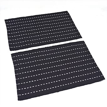 https://tjcuk.sirv.com/Products/79/5/7952512/Set-of-2-Cotton-Rugs-Door-Mat-Size-50x80cm-Black_7952512.jpg?w=342&h=342