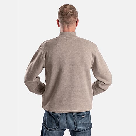 Cavallio Cotton Knitted Jumper - Beige