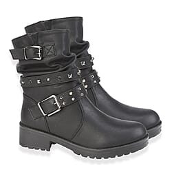 Emma Ladies ANTONIA Ankle Boots with Buckle
