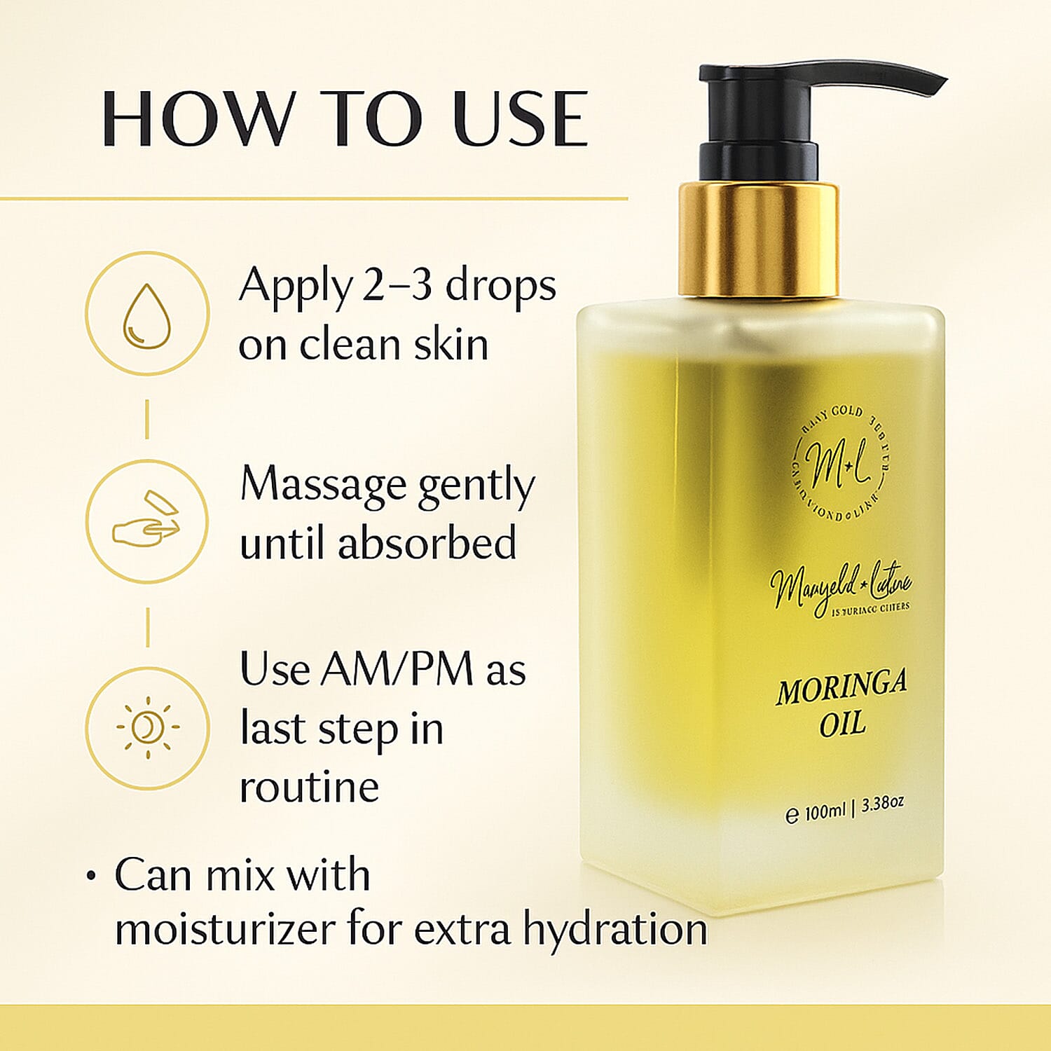 Marigold - Lotus Moringa Oil 100ml