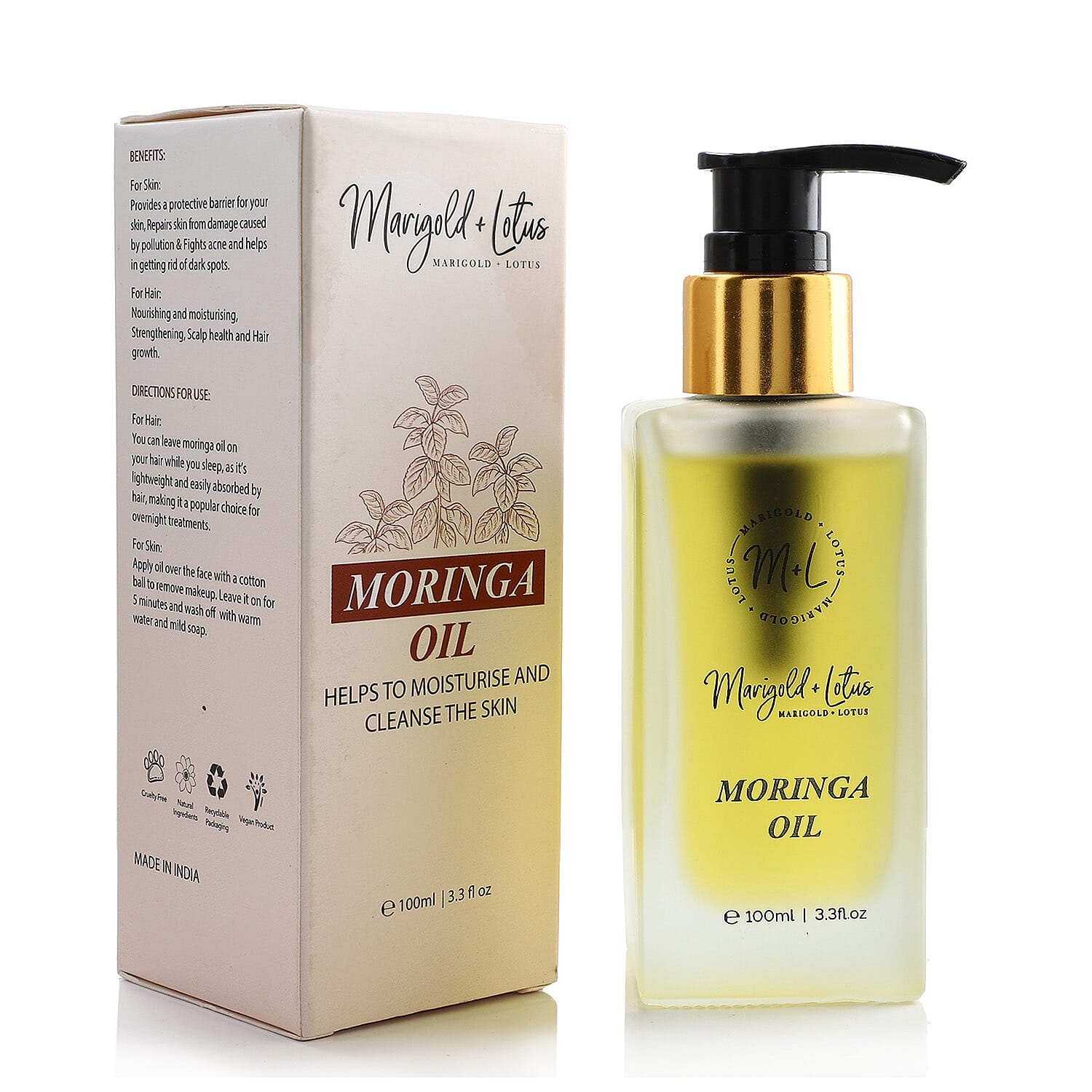 Marigold - Lotus Moringa Oil 100ml