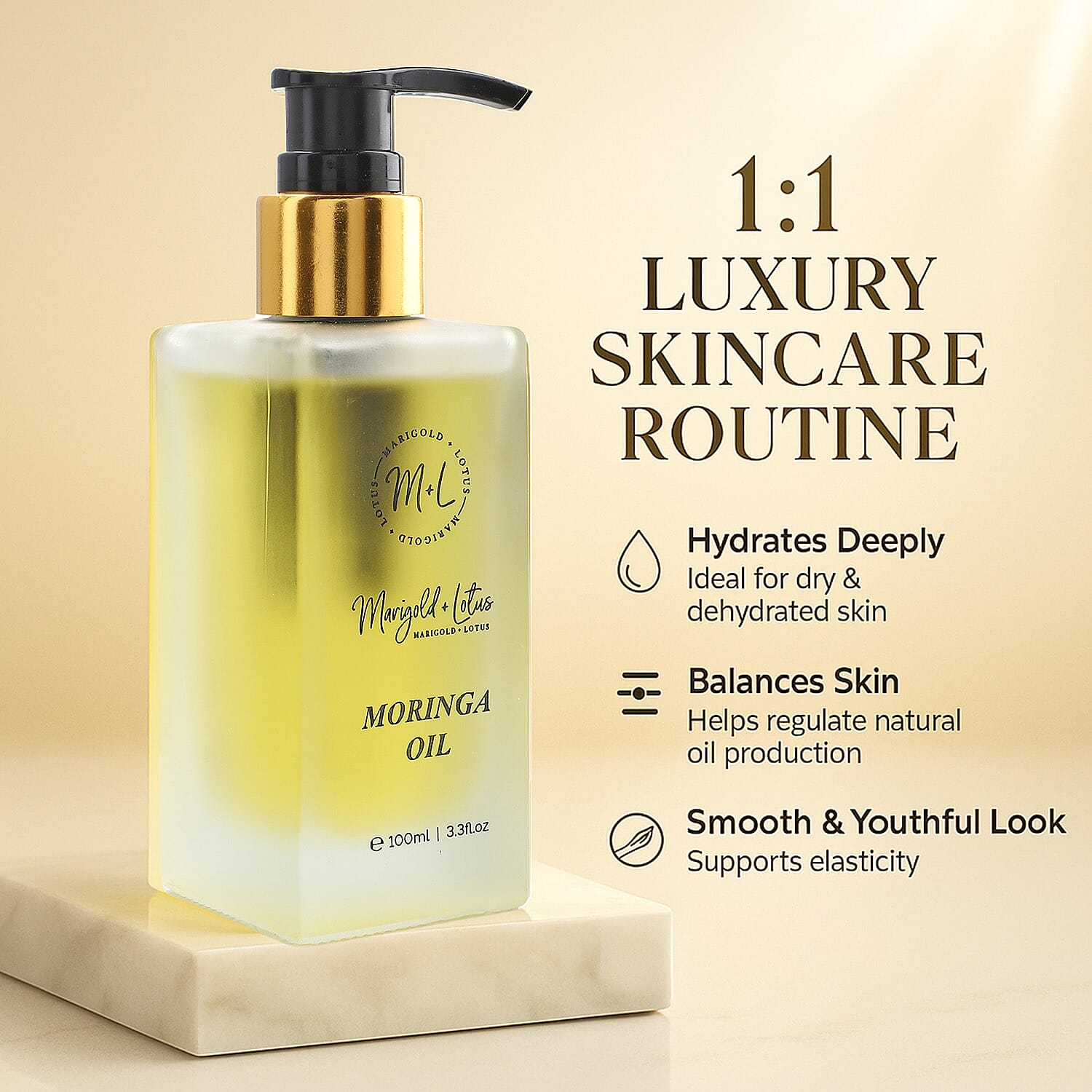 Marigold - Lotus Moringa Oil 100ml