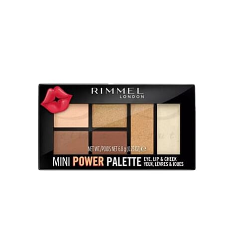 Rimmel Mini Power Eye Shadow, lip and CheekPalette - 002 Sassy