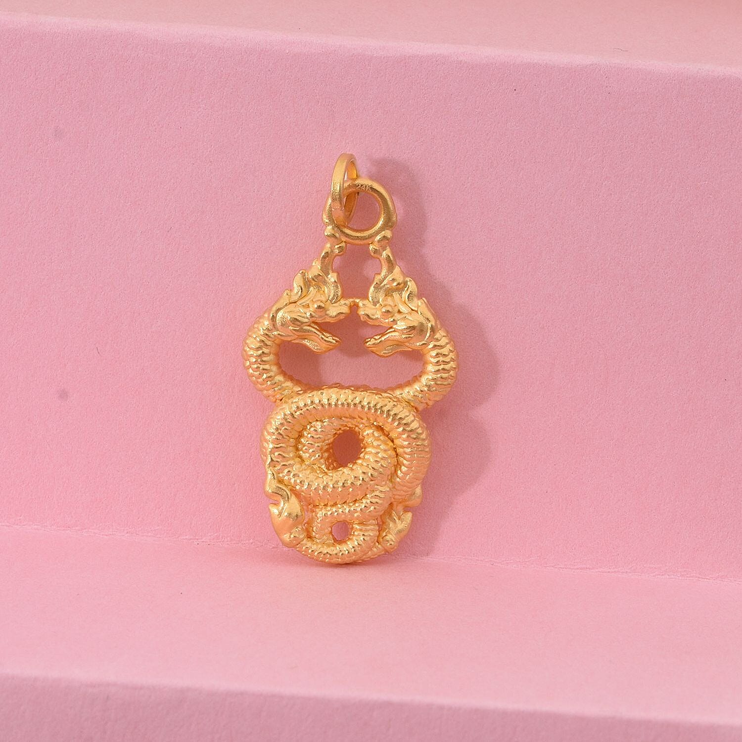 24K Yellow Gold Pendant (99.9% Purity)