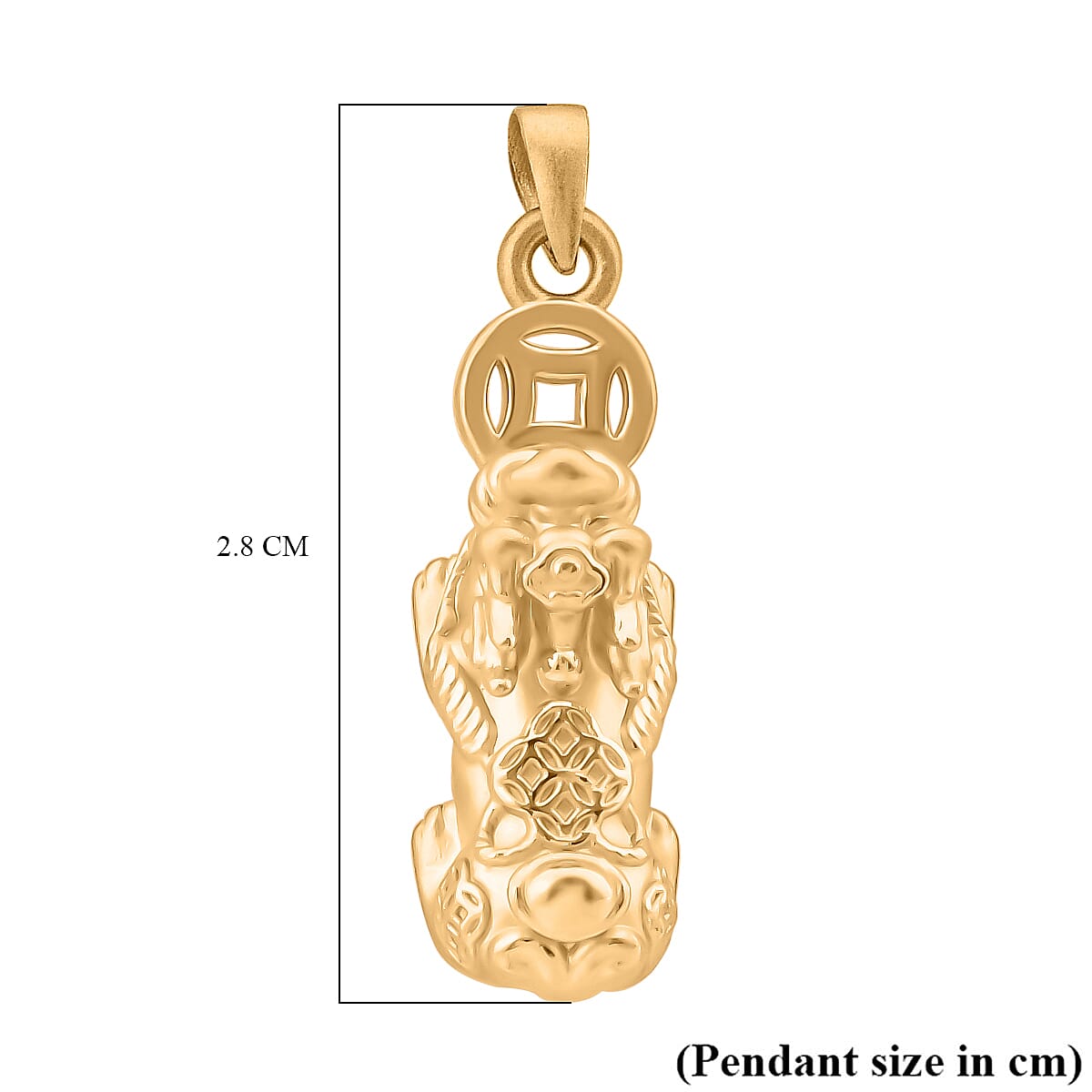 24K Yellow Gold Standard Pendant
