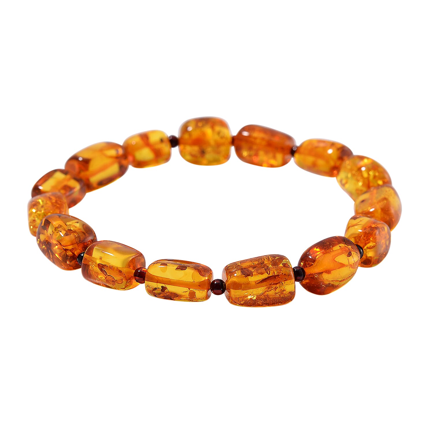 Biggest One Time Offer - Tucson Find - Natural Baltic Amber Bracelet - Fancy