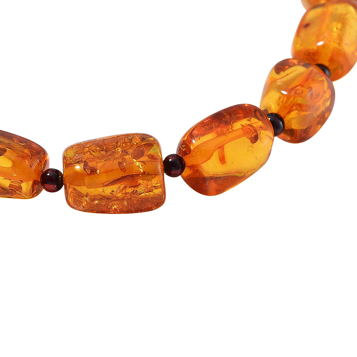 Biggest One Time Offer - Tucson Find - Natural Baltic Amber Bracelet - Fancy