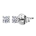 Luxuriant Diamond-0.23 Ct. Lab Grown Diamond Solitaire Stud Earrings in 9K,