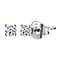 Luxuriant Diamond 1.5 Ct. Lab Grown Diamond Solitaire Stud Earrings in 9K White Gold