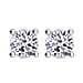 Luxuriant Diamond-0.23 Ct. Lab Grown Diamond Solitaire Stud Earrings in 9K,