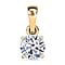 Luxuriant Diamond 0.5 Ct. Lab Grown Diamond Solitaire Pendant in 9K White Gold, SGL Certified