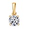 Luxuriant Diamond 0.5 Ct. Lab Grown Diamond Solitaire Pendant in 18K Yellow Gold, SGL Certified