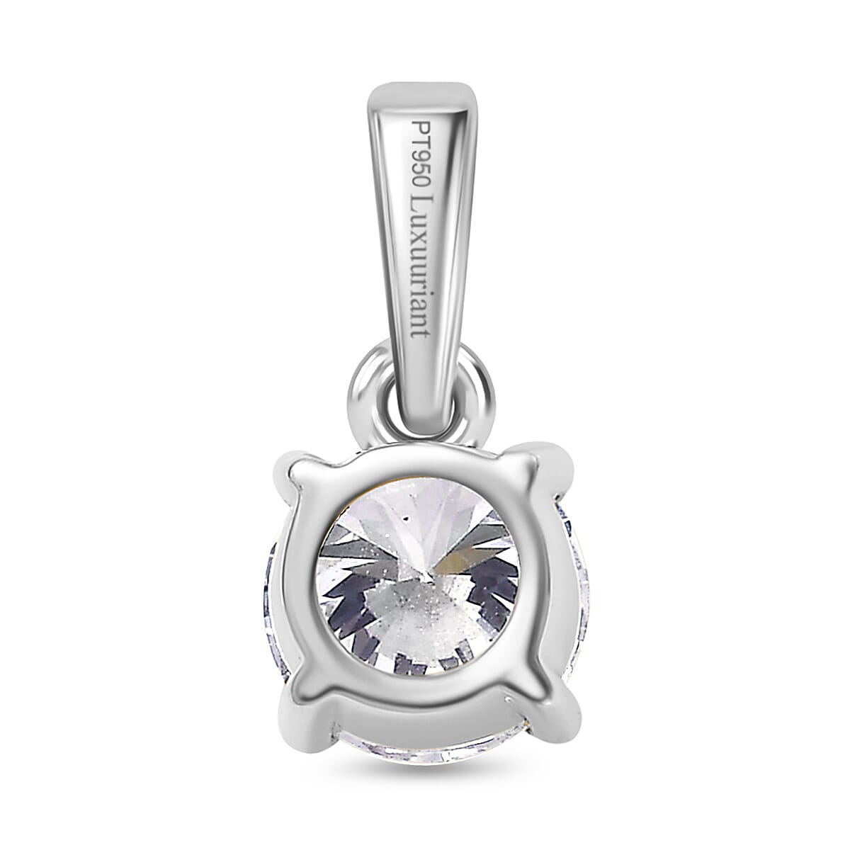 Luxuriant Diamond - 950 Platinum SGL Certified Lab Grown Diamond (VS-E-F) Solitaire Pendant