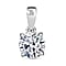 Luxuriant Diamond 1 Ct. Lab Grown Diamond Solitaire Pendant in 18K White Gold, SGL Certified