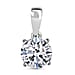 LUXURIANT 950 Platinum SGL Certified Lab Grown Diamond (VS-E/F) Solitaire Pendant 1.02 Ct.